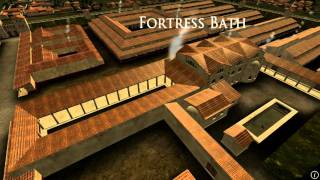 Animation of ancient Roman Fort in Caerleon Wales [upl. by Lechner]