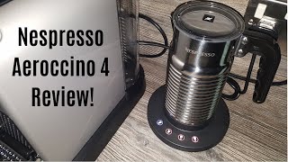 Nespresso Aeroccino 4 Milk Frother Review  Worth upgrading from the Aeroccino 3 [upl. by Aissela700]