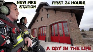 First 24 Hours in a New Fire Station  A Day in the Life [upl. by Nasya]