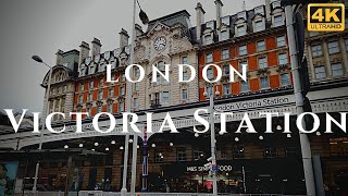 London Victoria Station Walk Through England 4K [upl. by Conal]