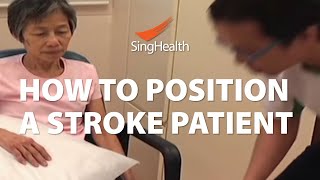 How To Position A Stroke Patient [upl. by Rhtaeh]