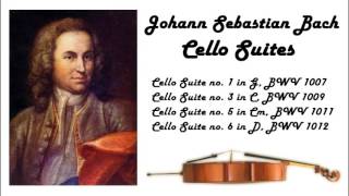 Johann Sebastian Bach  Cello suites in 432 Hz great for reading or studying [upl. by Akkinahs523]