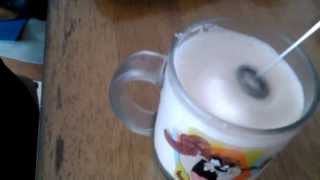 Aerolatte Review Frothing Cold Milk In Under 1 Minute [upl. by Lemar822]