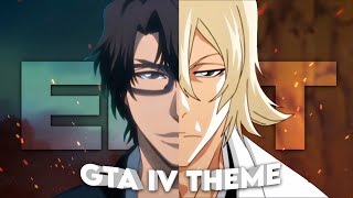 Aizen x Urahara  GTA IV Theme Edit [upl. by Idel]